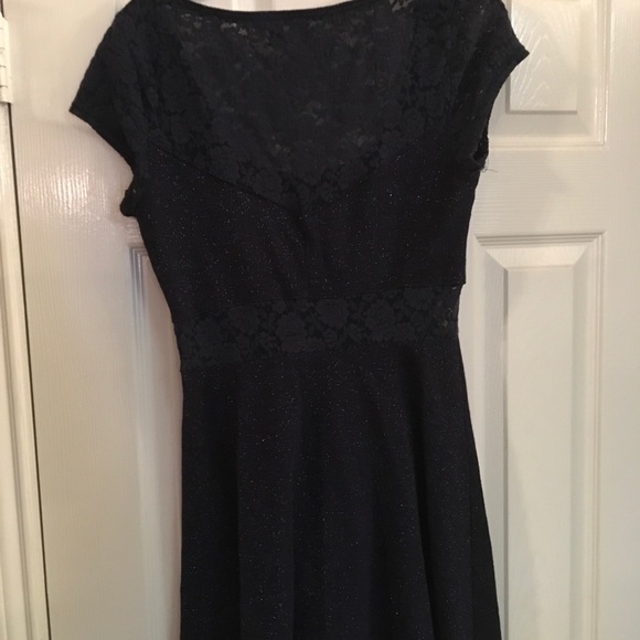 Sparkly navy and lace dress - Picture 6 of 7
